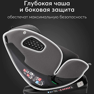 Автокресло Happy Baby "Reex", графитовое